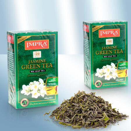 Πράσινο τσάι μεγάλα φύλλα "Jasmine" (100gr)
