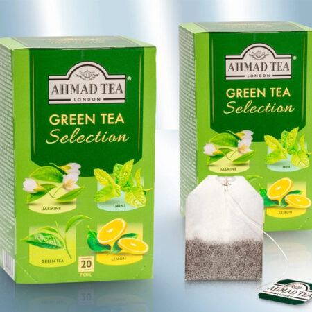 Πράσινο τσάι "Ahmad "- ποικιλία από μέντα, λεμόνι και γιασεμί (40gr)