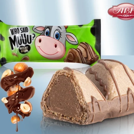 Γκοφρετάκια με γέμιση κρέμας και γεύση φουντουκιού