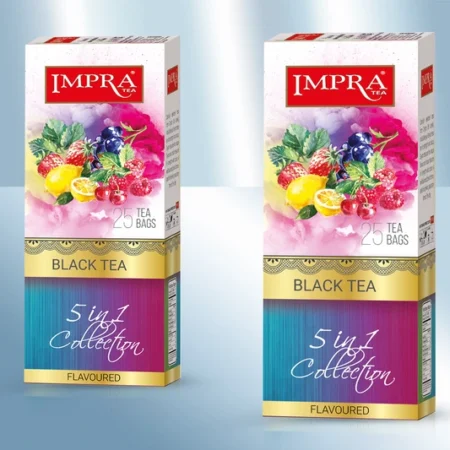 Μαύρο τσάι με γεύση φρούτων, 5 σε ένα  (50gr)