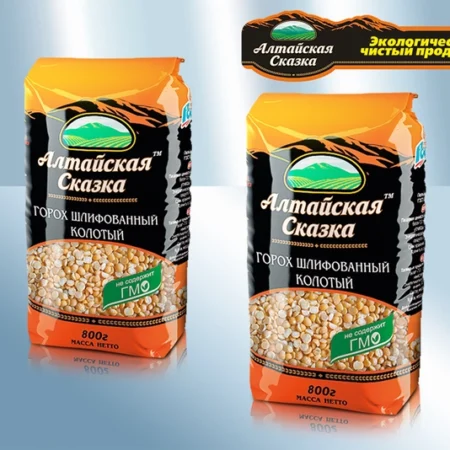 Горох шлифованный, колотый, отборный (800gr)