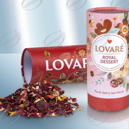 Τσάι λουλουδιών και φρούτων "Royal Dessert" με άνθη ιβίσκου, μούρα, κινέζικο τριαντάφυλλο και άνθη καλέντουλας(0,80gr)