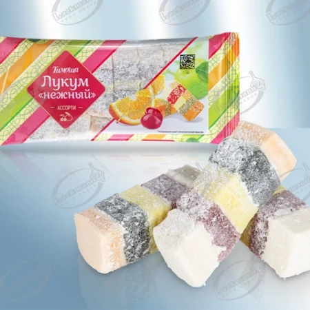 Рахат-Лукум Ассорти, нежный (250gr)