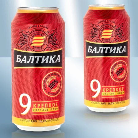 Μπύρα δυνατή Baltika N9  8,0% 900 ml