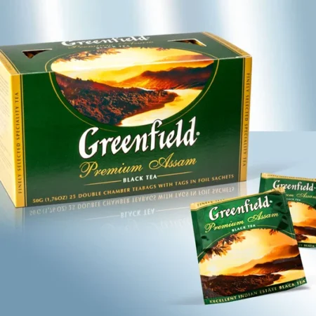 Μαύρο τσάι Premium Assam σε φακελάκια "Greenfield " (50gr)