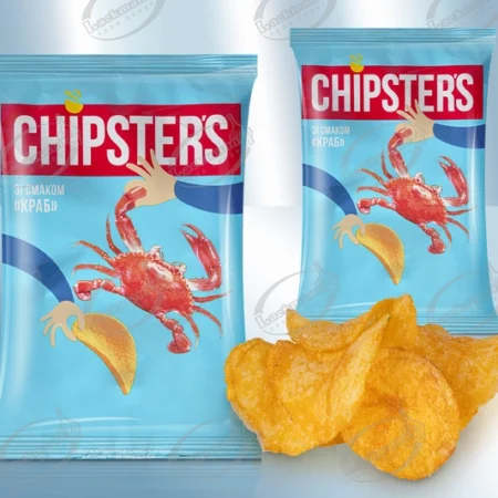 Πατατάκια  με γεύση καβούρι (120gr)