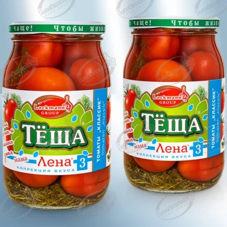Маринованные томаты "Lena" Nr 3 "Классик" 880ml