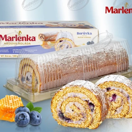 Ρολό μελιού με βατόμουρα "Marlenka" (300gr)